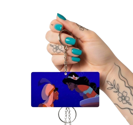 LLAVERO ALADDIN Y JASMINE