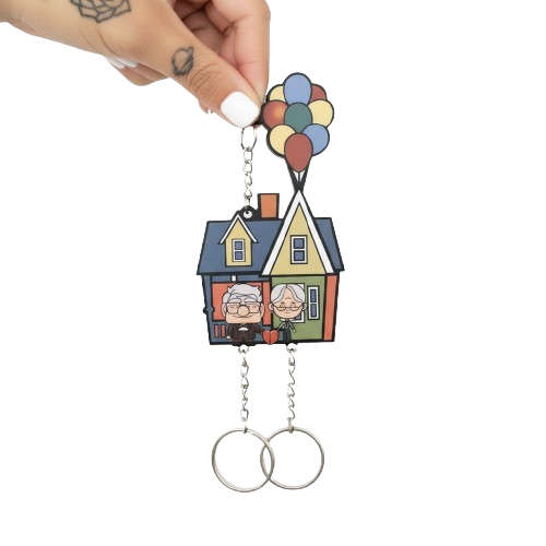 LLAVERO CARL Y ELLIE (UP)