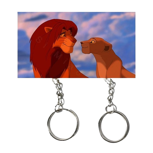 LLAVERO SIMBA Y NALA