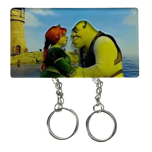 LLAVERO SHREK Y FIONA